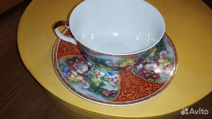 Чайные пары Тонкостенный фарфор