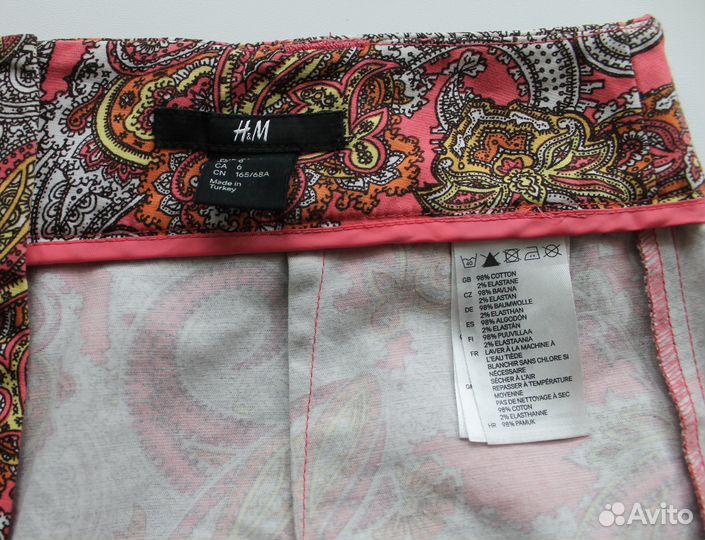 Шорты женские H&M хлопок новые, р.42