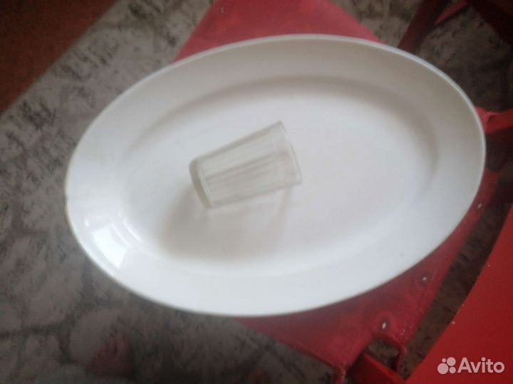 Блюдо большое овальное