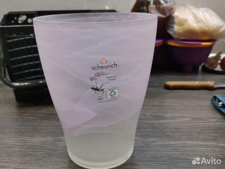 Горшок для орхидей стеклянный