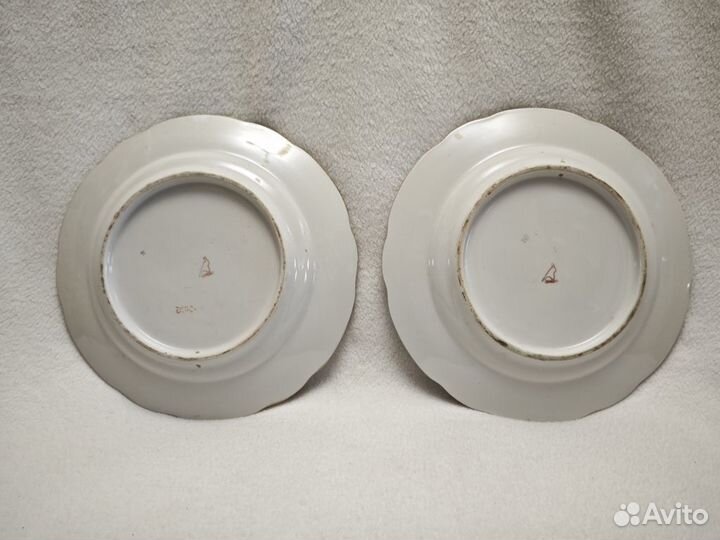 Тарелки настенные Пионы. Дулево. автор Яснецов