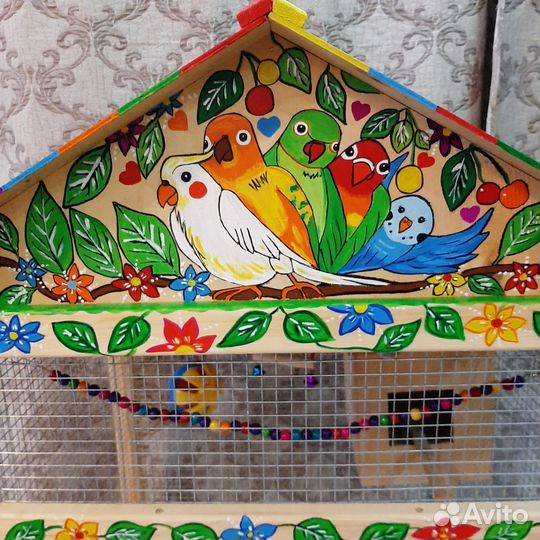 Клетка для попугая, Вольер для птиц