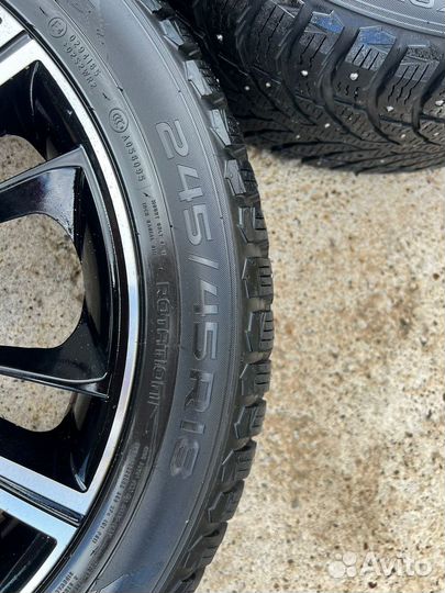 Зимние колеса BMW на дисках 245/45 R18 Нака 9 RFT