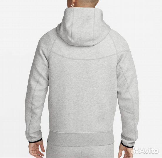 Зип худи Nike Tech Fleece Windrunner Grey