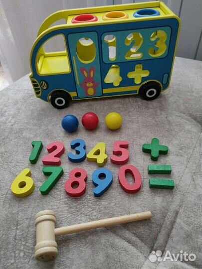 Игрушка автобус сортер