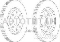 Диск тормозной передний (266x22 ) Citroen Berlingo