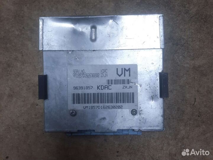 Блок управления двигателем chevrolet lanos