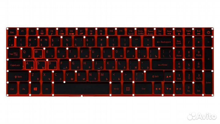 Клавиатура для Acer Nitro 5 AN515-41,51,52,53