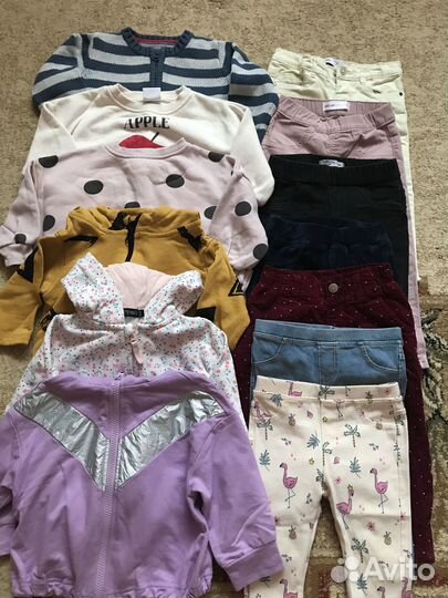 Одежда для девочки 74-86 пакетом
