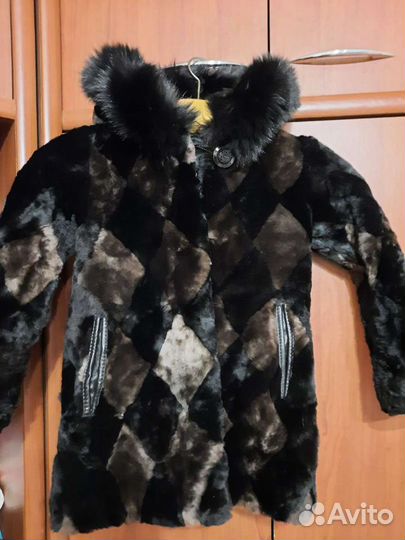 Шуба детская мутоновая