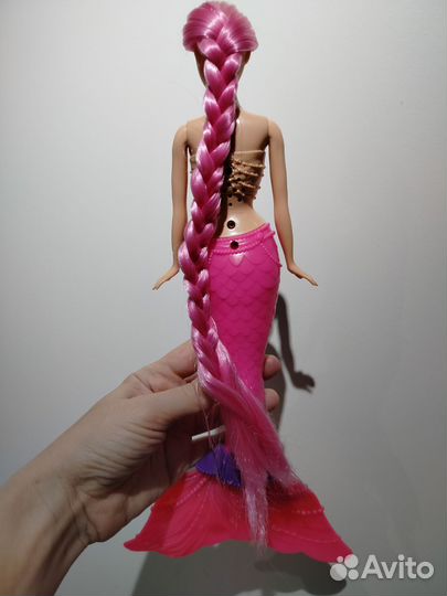 Барби русалка светящийся хвост