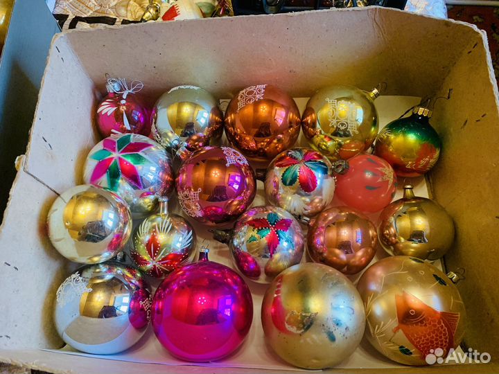 Елочные игрушки СССР