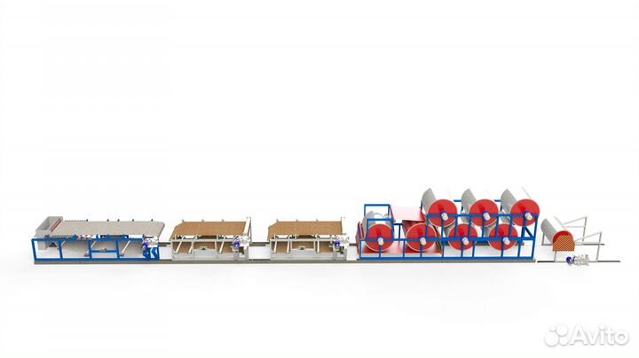 Линия по производству бумаги из макулатуры