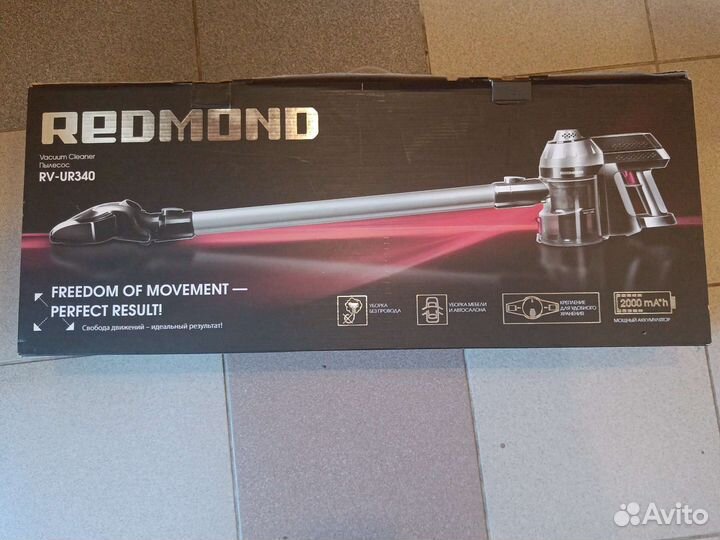 Аккумуляторный пылесос Redmond RV-UR340
