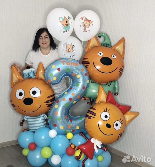 Гелиевые воздушные шары, аниматор