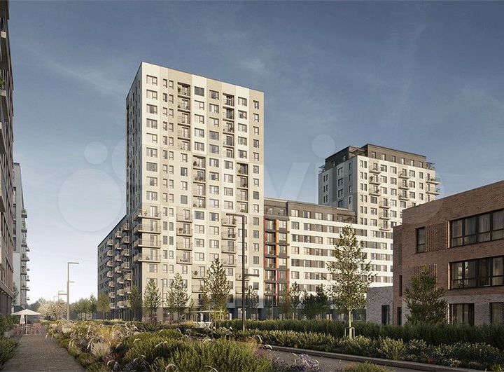 2-к. квартира, 77,3 м², 9/17 эт.