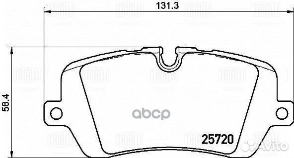 Колодки тормозные Land Rover Range Rover (12) /RR