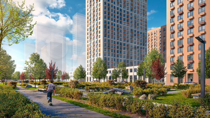 Квартира-студия, 21,8 м², 30/33 эт.