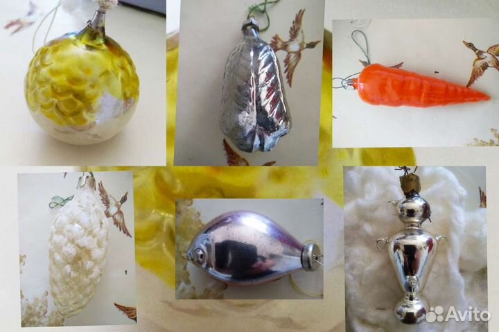 Елочные игрушки СССР