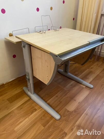 Растущая парта и стул бу