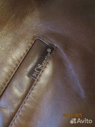 Куртка мужская кожаная классика Senator 48-50 р