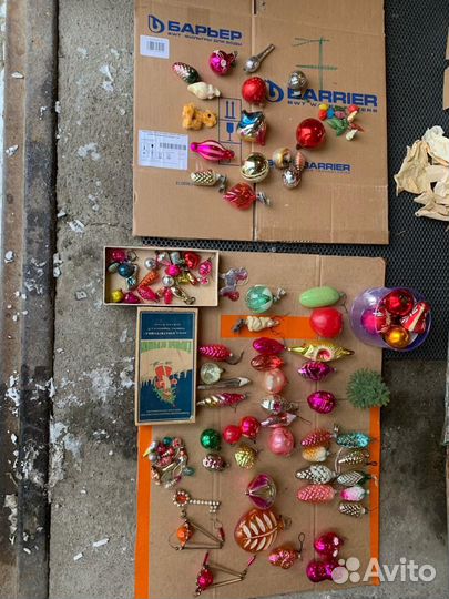 Елочные игрушки СССР