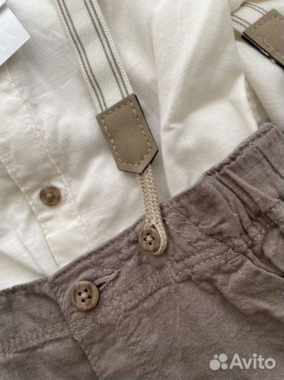 Комплект hm шорты и рубашка 86 92 для мальчика