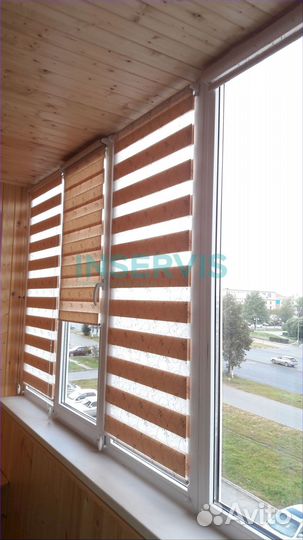 Рулонные шторы день -ночь