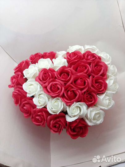 Букеты из мыльных роз