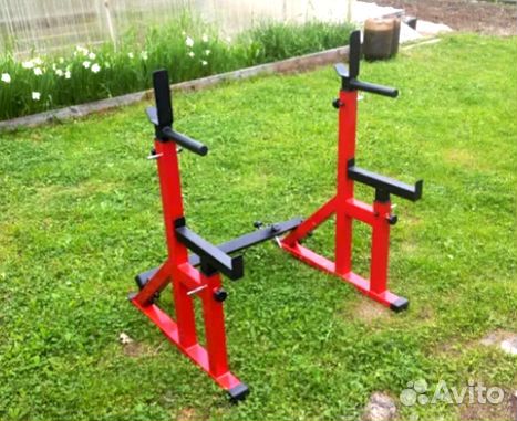 Стойка для жима штанги регулируемая + подстраховка