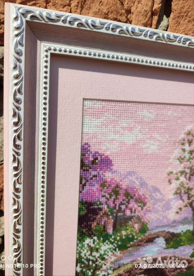 Картина вышитая крестом