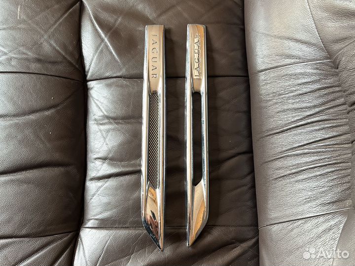 Молдинг хром на ягуар xj Jaguar XJ на правое крыло