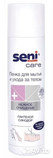 Новая Пенка Seni Care (Сени Кеа) для мытья тела