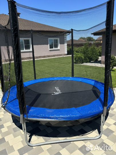 Батут 252 см, с защитной сеткой