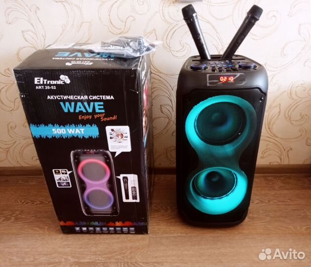 Блютуз колонка с караоке