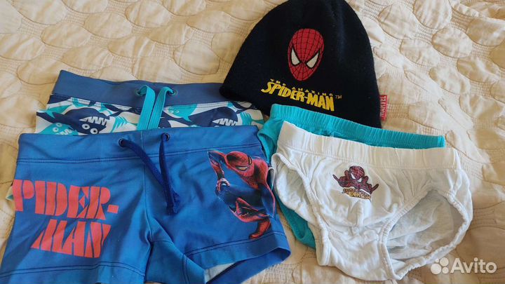 Spider-man.Плавки,шапка