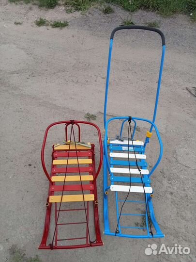 Детские зимние санки