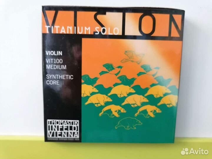 Струны для скрипки Thomastik Vision Titanium Solo