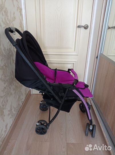 Детская прогулочная легкая коляска