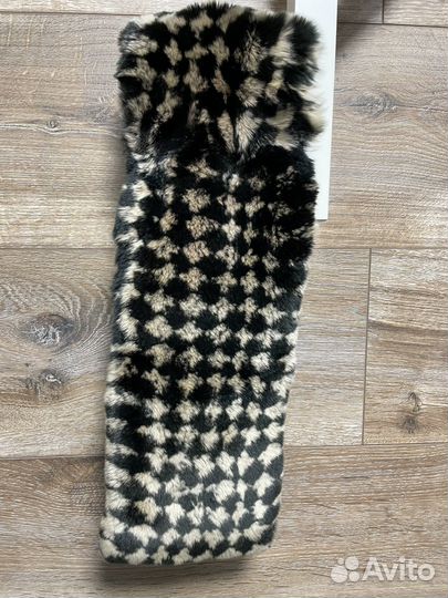 Женский шарф меховой Max Mara шиншилла рекс