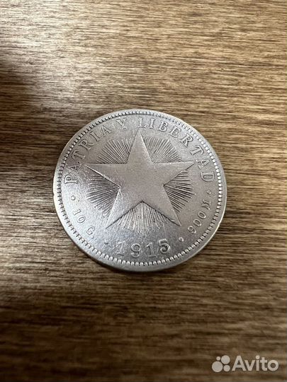 40 сентаво Куба 1915