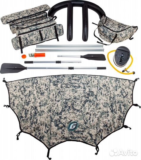 Лодка пвх Gladiator C400AL camo