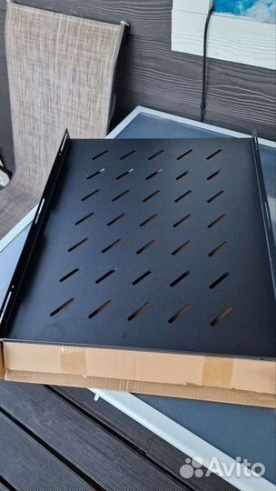 Усиленная полка в серверный шкаф 19