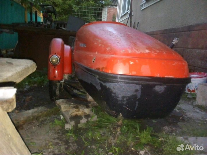 Боковой прицеп на jawa