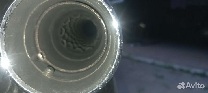 Глушитель прямоточный на мотоцикл