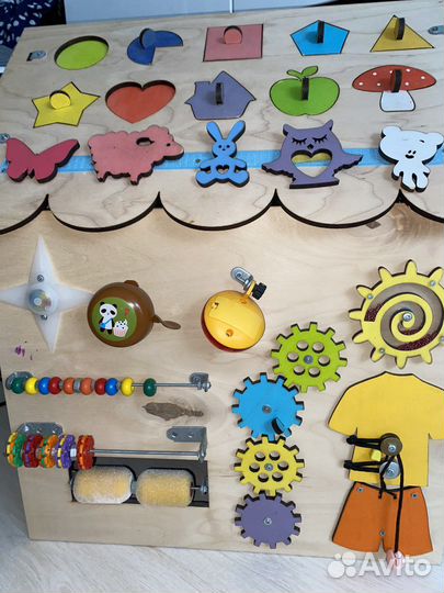 Бизиборд домик со светом