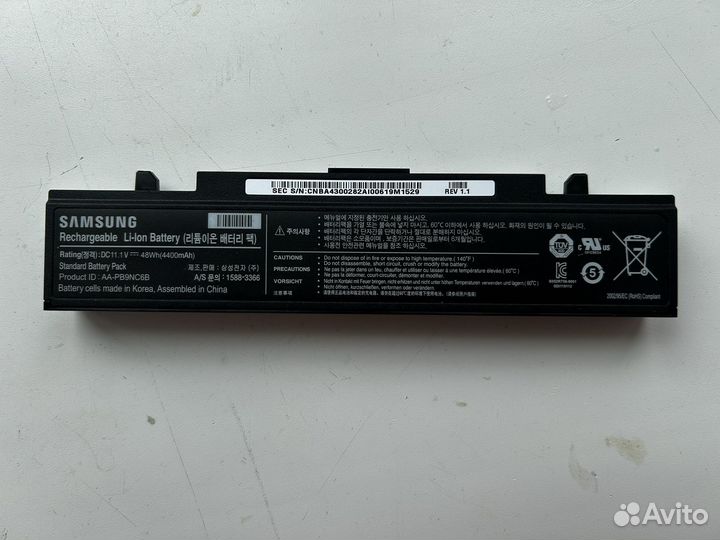 Аккумулятор для ноутбука Samsung