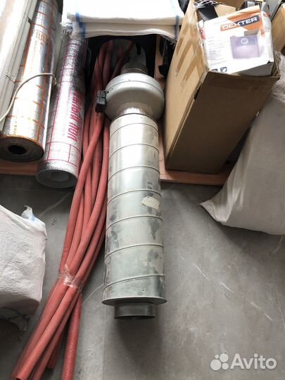 Канальный вентилятор 160 мм с шумоглушителем