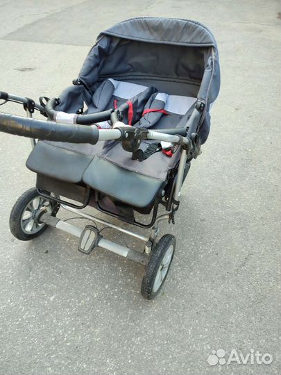 Коляска для двойни 3 в 1