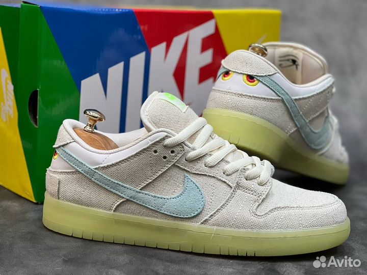 Nike SB Dunk air low 1 светящиеся разм. 41